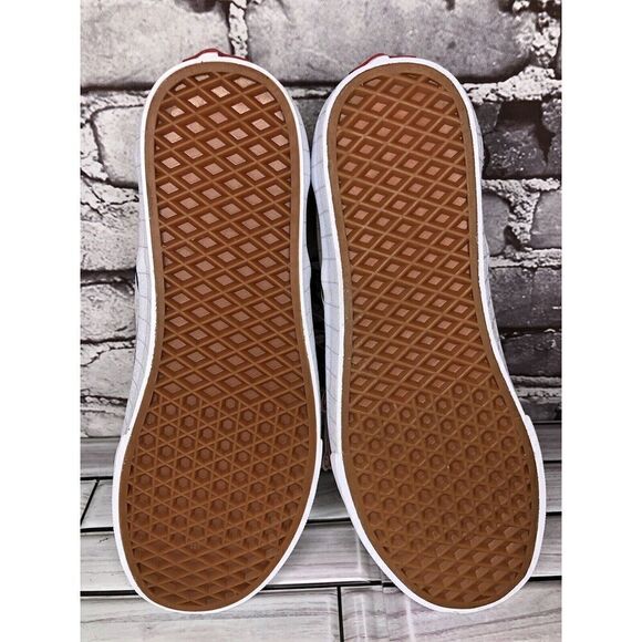 Vans Classic Slip-On Checkerboard Day White Canvas Sneakers Shoes Women 9.5M US - Picture 10 of 16